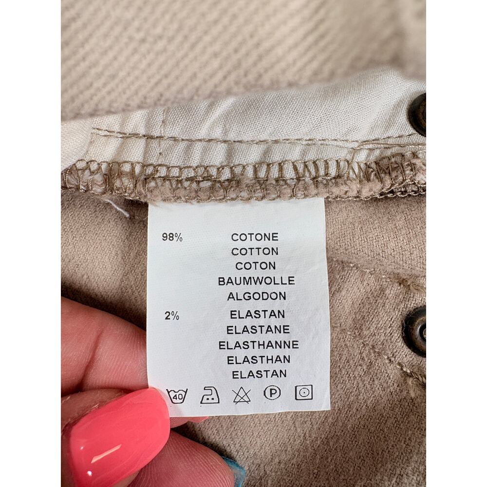Vintage Valentino Roma Made in Italy Taupe Bootcut Stretch Jeans Size 38 US 2 - Picture 12 of 13